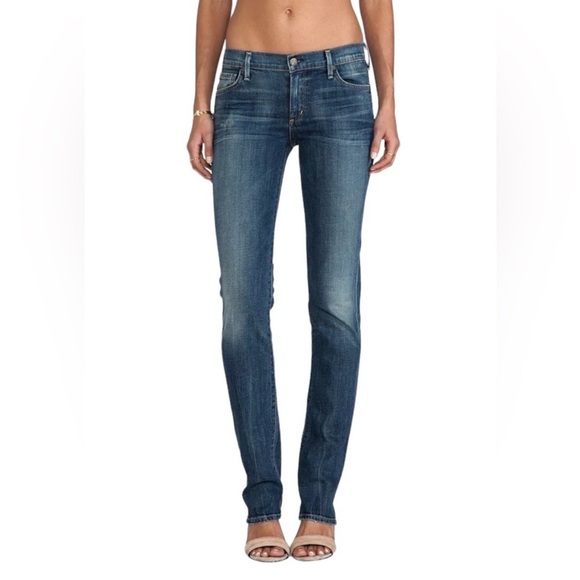 Citizens of Humanity jeans Ava Low Rise Straight Leg Women's Size 25 blue - Picture 1 of 10